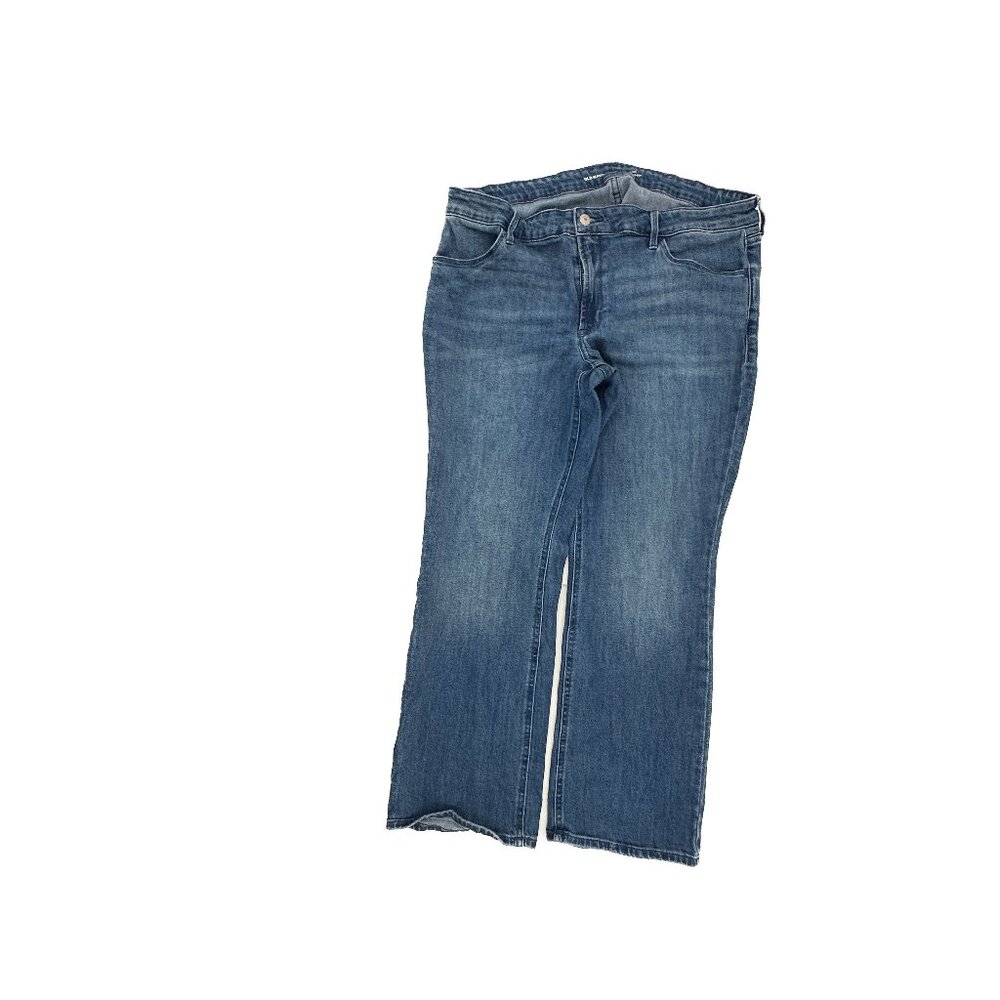 Old‎ Navy Mid Rise Wow Bootcut Women's size 16P Medium Wash Blue Denim jeans